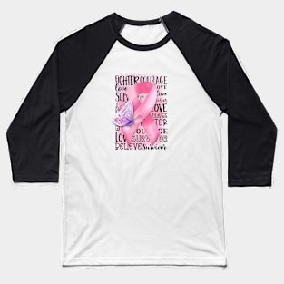 Breast Cancer Awareness Baseball T-Shirt